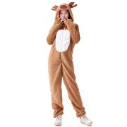 Adult Halloween Christmas Santa Claus Cosplay Costume Stage Performance Holiday Animal Deer Suit For Men And Women - Image 4