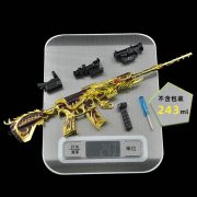 绝地求生和平精英M416五爪金龙皮肤合金拆卸玩具枪模型礼品摆件 - Image 5