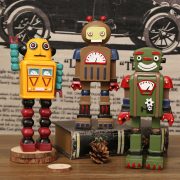 American Retro Robot Total Recall Customizable Decorative Resin Ornament TV Cabinet Bar Cabinet Window Display Gift - Image 2