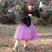 Adult Stage Performance Costume Purple Court Magician Halloween Cosplay Witch Outfit for Theater and Event Performances - Image 2