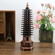 文昌塔书柜家居办公办公摆件 复古特色小工艺礼品一件代发 - Image 3