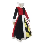 Red Heart Queen Cosplay Costume Adult Stage Performance European Style Formal Dress Alice In Wonderland Theme - Image 3