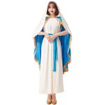 Halloween Role-playing Adult Long Robe Stage Performance Costume Medieval Ethnic Clothing for Actors and Performers