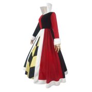Red Heart Queen Cosplay Costume Adult Stage Performance European Style Formal Dress Alice In Wonderland Theme - Image 5