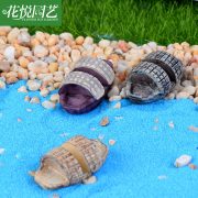Jiangnan Small Bridge Black Paddle Boat DIY Miniature Landscape Decoration Material Moss Eco Bottle Miniature Aquatic Life Ornament