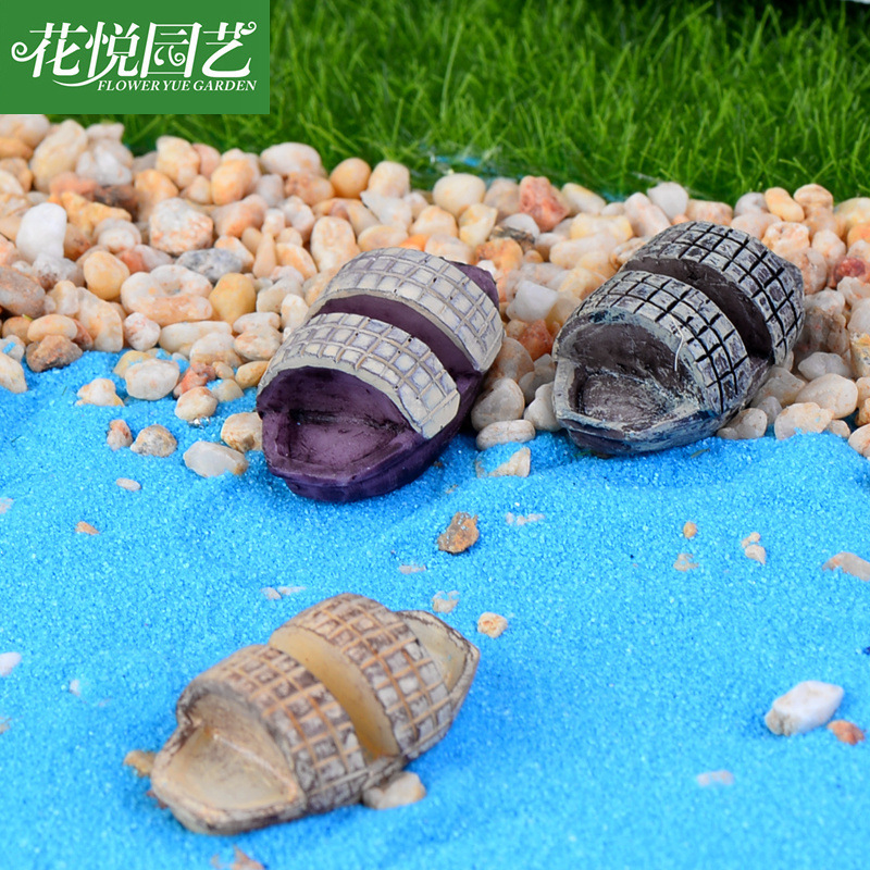1891571115_393786582.jpg Jiangnan Small Bridge Black Paddle Boat DIY Miniature Landscape Decoration Material Moss Eco Bottle Miniature Aquatic Life Ornament - Image 1