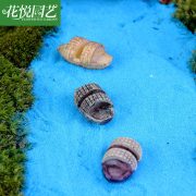 Jiangnan Small Bridge Black Paddle Boat DIY Miniature Landscape Decoration Material Moss Eco Bottle Miniature Aquatic Life Ornament - Image 2