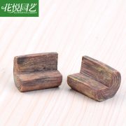 zakka摆件 木凳子 公园椅子树脂工艺品 微景观装摆件 装饰配件 - Image 2