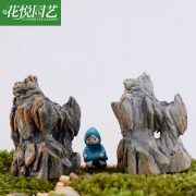 苔藓微景观生态瓶  园林假山   桌面 多肉盆栽装饰手工精致 - Image 3