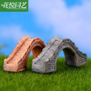 Customizable Resin Craft Miniature Landscape Decoration Semi-Circular Bridge Hole Pedestrian Bridge Creative DIY Handmade Countryside - Image 2