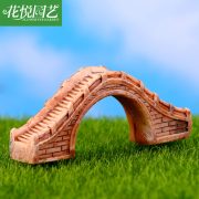 Customizable Resin Craft Miniature Landscape Decoration Semi-Circular Bridge Hole Pedestrian Bridge Creative DIY Handmade Countryside - Image 4