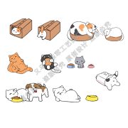 贪吃动物微景观diy盆景 小摆件纸箱猫狗 可爱树脂动物园艺 配件 - Image 5
