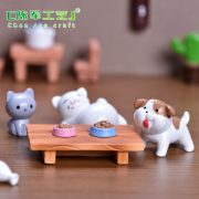 贪吃动物微景观diy盆景 小摆件纸箱猫狗 可爱树脂动物园艺 配件 - Image 2