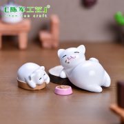 贪吃动物微景观diy盆景 小摆件纸箱猫狗 可爱树脂动物园艺 配件 - Image 4