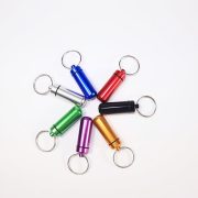 Outdoor Round Aluminum Alloy Medicine Bottle Metal Keychain Lanyard Earplug Packaging Can Waterproof Sealed Custom Metal Medal Badge - Image 6