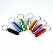 Outdoor Round Aluminum Alloy Medicine Bottle Metal Keychain Lanyard Earplug Packaging Can Waterproof Sealed Custom Metal Medal Badge - Image 4