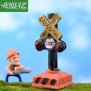 Customizable Decorative Ornaments Miniature Landscape Decoration ZAKKA Goods Simulation Direction Board Stand Potted Succulent Accessories - Image 4