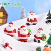 New Customizable Santa Claus Cute Snowman Micro Landscape DIY Potted Bonsai Decoration Snow Scene Figurine Seal Christmas Ornament - Image 2