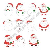New Customizable Santa Claus Cute Snowman Micro Landscape DIY Potted Bonsai Decoration Snow Scene Figurine Seal Christmas Ornament - Image 5