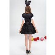 New Black White Rabbit Girl Adult Stage Performance Costume Animal Role-playing Outfit for Party Club Cosplay - Image 4