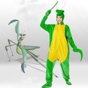 Halloween New Style Adult Praying Mantis Cosplay Jumpsuit For Stage Performance Carnival Party Puppet Show Costume - Image 2