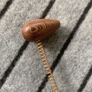 Wooden Spring Hammer Fitness Massage Elderly Meridian Hammer American Vintage Decorative Ornament Elastic Back Thumping Fitness Hammer - Image 4