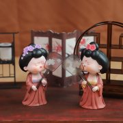 Tang Dynasty Lady Customizable Decorative Ornament Creative Resin Craft Car Dashboard Decoration Head Shaking Figurine Home Decor - Image 4