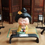 Tang Dynasty Lady Customizable Decorative Ornament Creative Resin Craft Car Dashboard Decoration Head Shaking Figurine Home Decor - Image 5