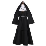 Amazon Halloween Nun Horror Nun Adult Stage Performance Costume Priest Cosplay Clothing for Adults - Image 2