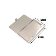Custom Metal Black Walnut Card Holder with Logo Engraving for Business Promotions Conferences and Public Relations Gifts - Image 4