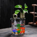 Living Room Office Desktop Mini Fish Tank Flowing Water Fountain Ornament Humidifier Birthday Gift Decorative Item