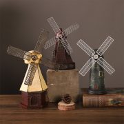 Customizable Creative Dutch Windmill Resin Ornament for Living Room TV Cabinet Bar Office Desktop Decoration Bookshelf Display - Image 2
