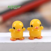 苔藓微景观 多肉植物摆件 站姿小黄鸭   小摆件DIY材料可爱 - Image 3