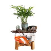 New Chinese Style Miniature Fish Tank Automatic Flowing Water Fountain Desktop Decoration Creative Business Opening Gift - Image 6