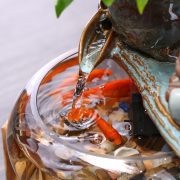 New Chinese Style Miniature Fish Tank Automatic Flowing Water Fountain Desktop Decoration Creative Business Opening Gift - Image 5