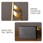 Simple Resin Note Model Customizable Decorative Ornaments for Living Room Bar Cabinet TV Cabinet Sample Room Office Desktop Decoration - Image 5