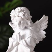 北欧少女祈祷天使雕塑模型摆件简约轻奢办公室样板房装饰品工艺品 - Image 5