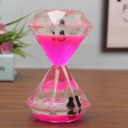Customizable Acrylic Diamond Stress Relief Ornament Decorative Crystal Oil Drop Sand Timer Perfect Student Gift - Image 2