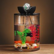 Creative Chinese Style Mountain Waterfall Fountain Ornament Small Desktop Landscape Fish Tank for Living Room Office - Image 4