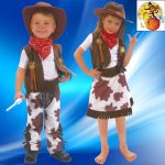 Adult Stage Performance Costume Western Cowboy Halloween Cosplay Outfit for Men Women Makeup Dance Party In Stock