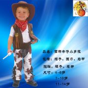 Adult Stage Performance Costume Western Cowboy Halloween Cosplay Outfit for Men Women Makeup Dance Party In Stock - Image 5