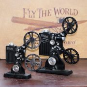 Zakka Style Customizable Retro Projector Resin Model Decorative Ornament For Clothing Store Window Props Gifts - Image 4