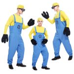 Halloween Party Costume Yellow Adult Child Performance Outfit Despicable Me Cartoon Bean Children Show Dress Up Clothes