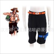 Adult Anime Cosplay Performance Costume Pirate Hunter Ace Shorts Stage Show Outfit Fire Punch Character Dress - Image 3