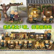 Customizable Decorative Resin Ornament Zakka Style Home Decor Couple Elderly Theme Creative Wedding Room Decoration Gifts - Image 2
