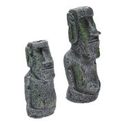 Customizable Decorative Resin Ornaments Aquatic Aquarium Accessories Roman Statue Replica Easter Island Idol Landscape Craft