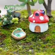 Customizable Miniature Resin Decorative Ornament DIY Handmade Micro Landscape Design Moss Lotus Pond Building Accessories - Image 5