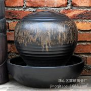 Modern Ceramic Flowing Water Fountain Ornament Indoor Decorative Humidifier for Restaurant and Club Decoration - Image 3