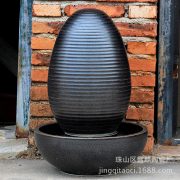 Modern Ceramic Flowing Water Fountain Ornament Indoor Decorative Humidifier for Restaurant and Club Decoration - Image 5