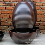 Modern Ceramic Flowing Water Fountain Ornament Indoor Decorative Humidifier for Restaurant and Club Decoration - Image 4